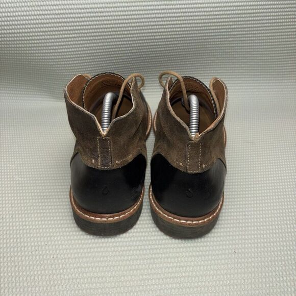 Olukai Pahoa Ankle Chukka Boots Leather Men’s Size 9.5M Black/Brown - Picture 4 of 9